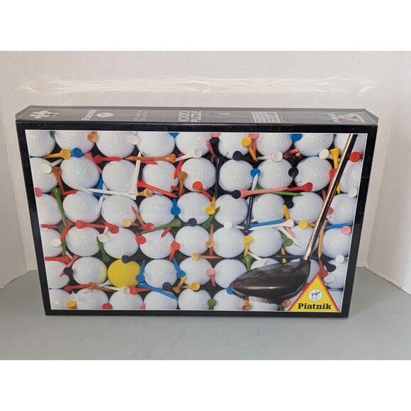 Piatnik Golfballs 1000 Piece Puzzle NIB Golfing -0823 - Picture 1 of 2